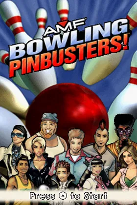 AMF Bowling Pinbusters! (USA) screen shot title